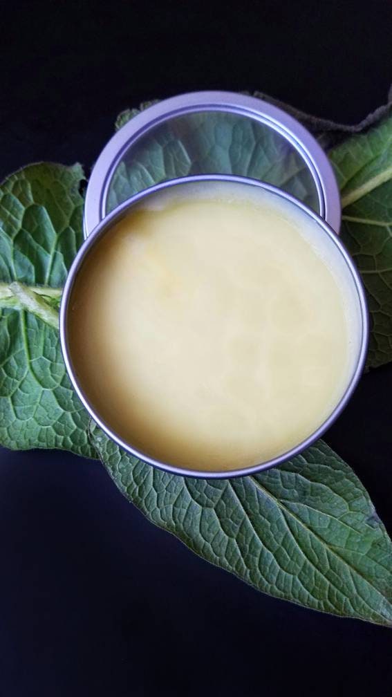Simply Comfrey Salve, Organic Herbal Balm for Dry Skin, Unscented Botanical Natural Skin Moisturizer for Overworked Areas