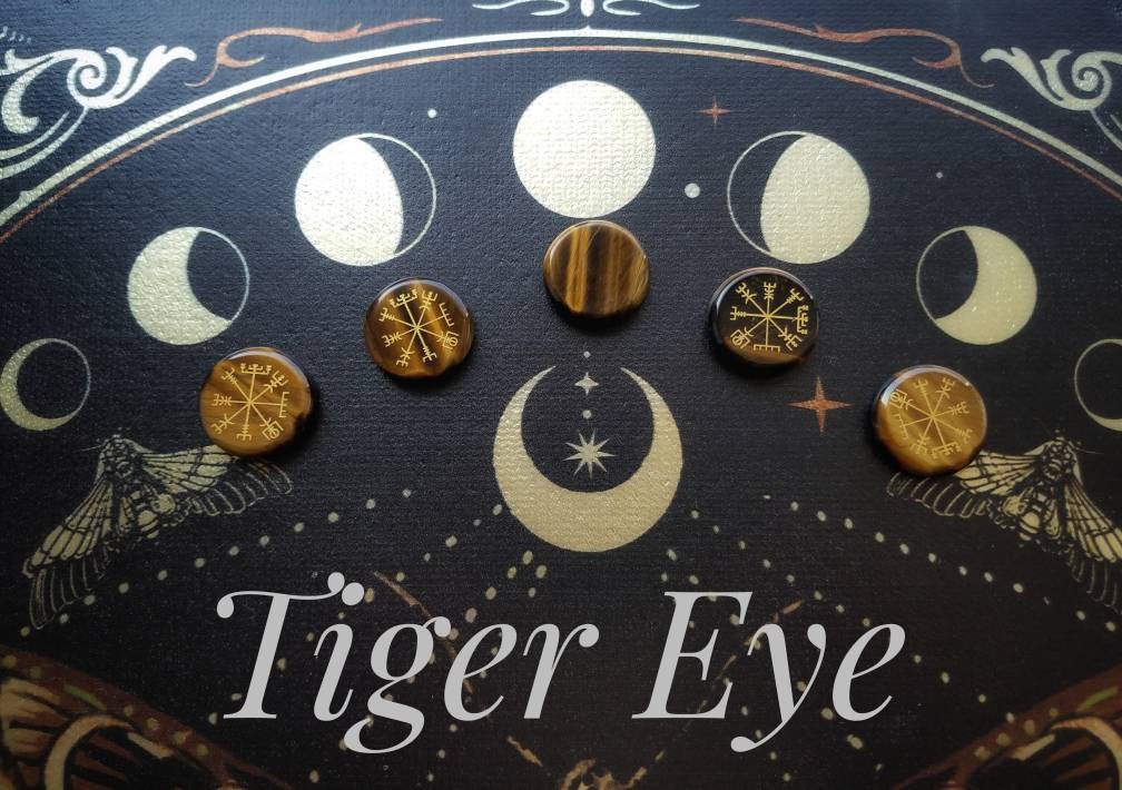 Norse VEGVISIR crystals meditation pocket stone, natural stone crystal, wire wrap craft crystal, diy witch jewelry supply