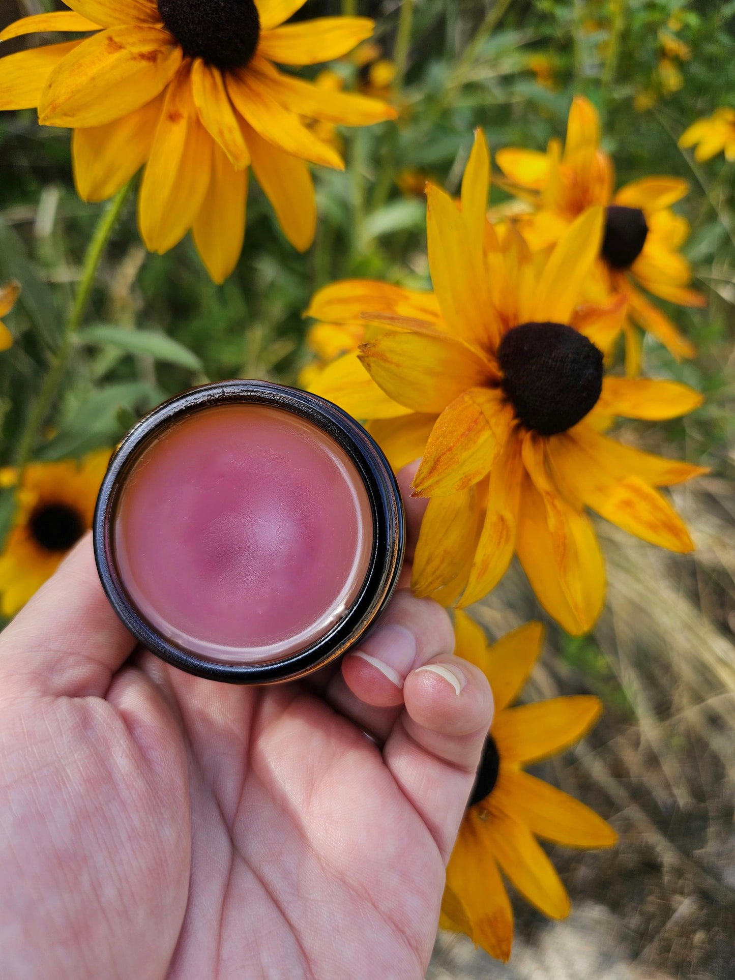 Simply Rose Salve with Rosehip Seed Oil, organic herbal balm ethically created botanically infused handcrafted salve