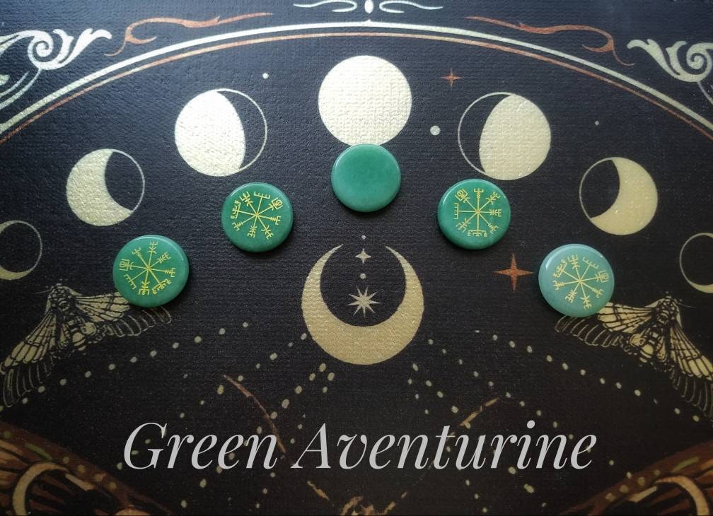 Norse VEGVISIR crystals meditation pocket stone, natural stone crystal, wire wrap craft crystal, diy witch jewelry supply