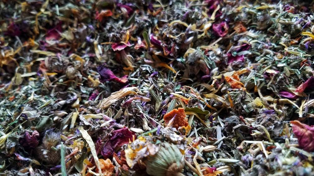 The Muse Loose Leaf Tea Blend, Grow Inspire Create & Share all natural handcrafted artisan wildcrafted organic gourmet herbal loose leaf tea