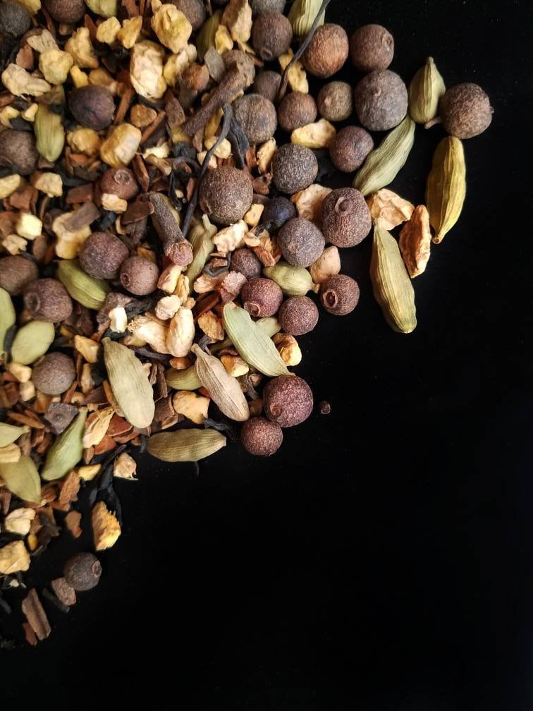 Tea Of The Month Loose Leaf Tea Blend, handcrafted artisan wildcrafted organic loose leaf gourmet herbal tea, all natural tea bag