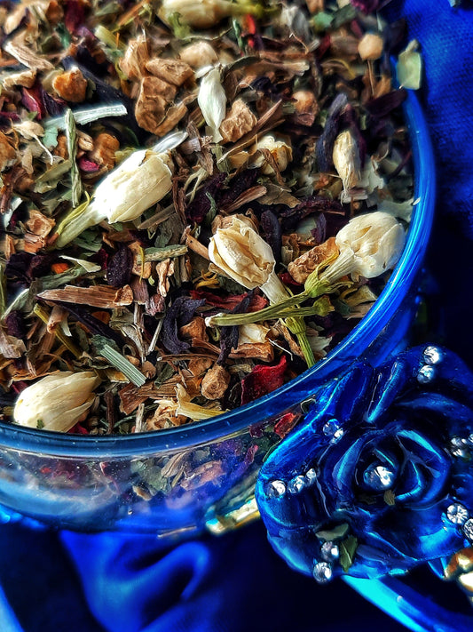 Psychic Divination Tea Blends Prophetic Third Eye Dowsing Rituals, Vibe High Witch Magical Tea Bag