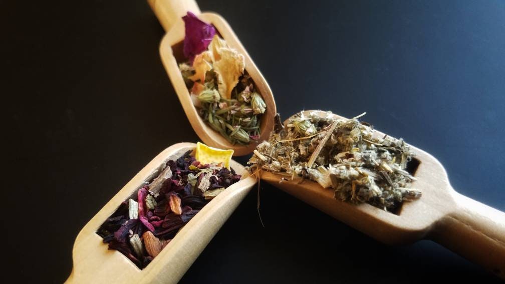 Witchy Tea Blends, Psychic Divination, Lucid Dreaming, Astral Projection, Third Eye Chakra Work Rituals, Vibe High Witch Magical Tea Bags