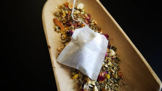 Chill Out Loose Leaf Tea Blend, handcrafted artisan wildcrafted organic loose leaf gourmet herbal tea, all natural support