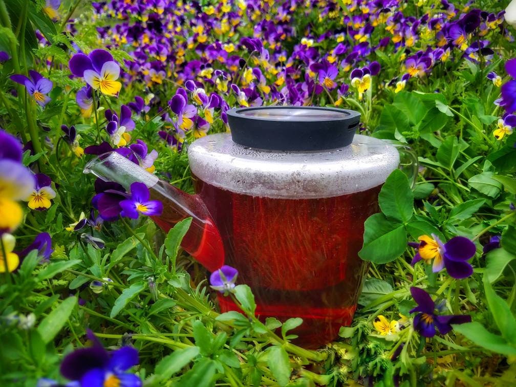Shadow Work Tea Blend, Hekate Dark Moon Ritual Loose Leaf Tea, handcrafted artisan wildcrafted organic loose leaf gourmet herbal tea blends