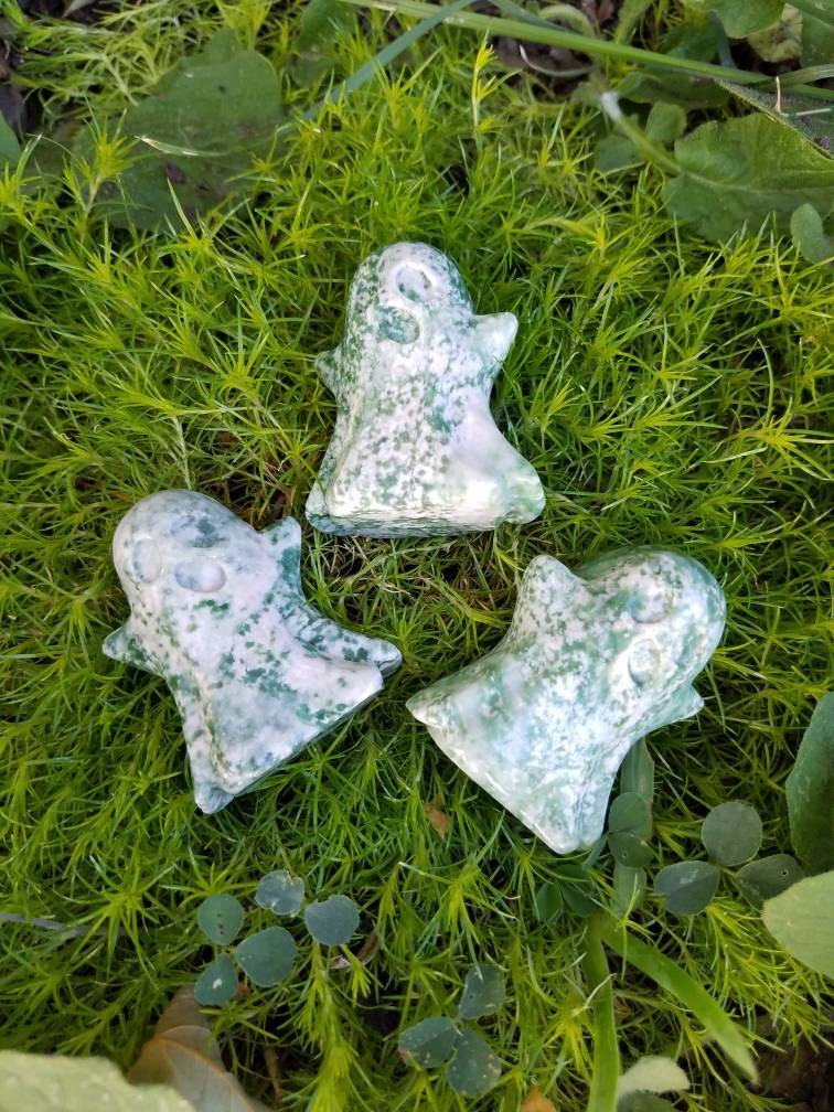 Grade AA Rainbow Fluorite Crystal Ghost Spooky Halloween Aesthetic Decor, gothcore crystals, wire wrap crafts, handmade witch jewelry supply
