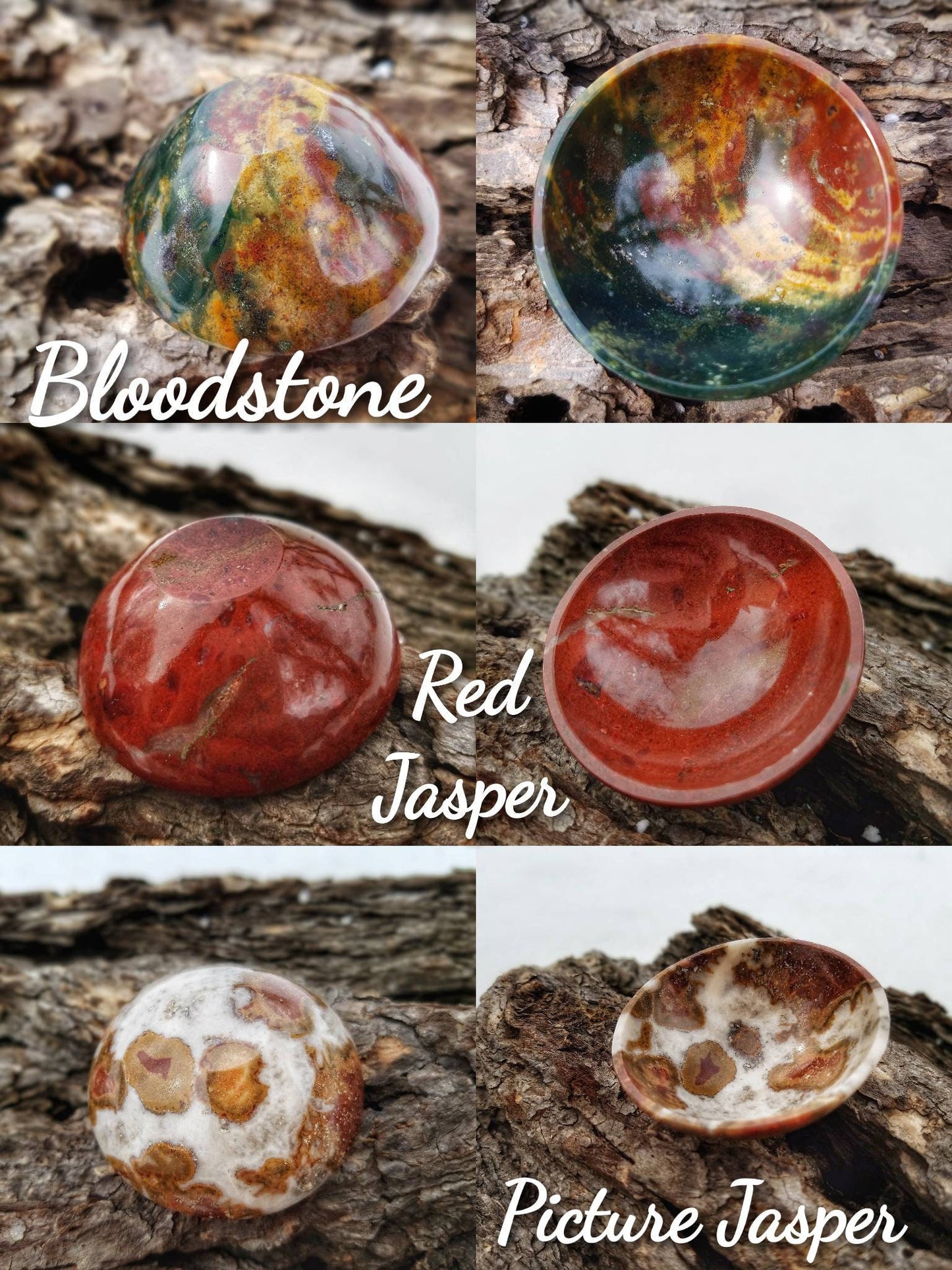 Carved Crystal Bowls, Crystal Altar Offering Dish Tools, Natural Hand Carved Gemstone for Reiki Work, Jewelry Trinket Bowl