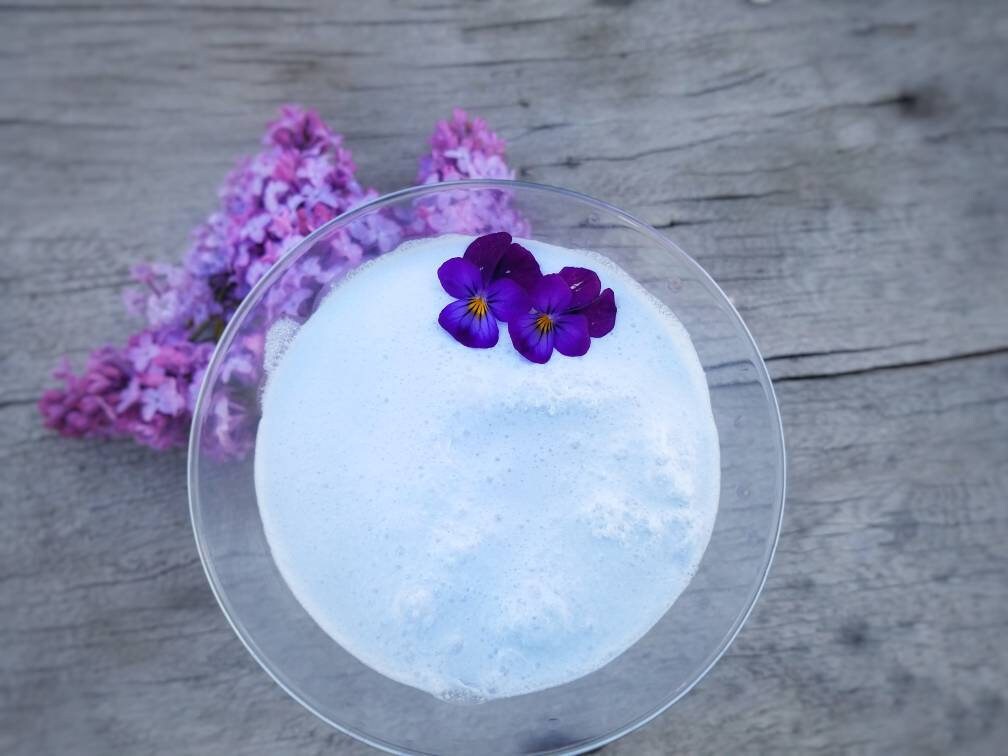 Blue Butterfly Pea Flower Loose Leaf Tea, all natural color changing magical teas,organic artisan gourmet caffeine free herbal tea drink mix
