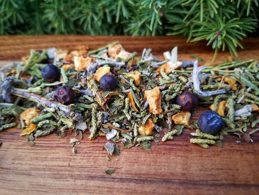 After Dark Dream Work and Sleep Loose Leaf Tea Blend, all natural handcrafted artisan wildcrafted organic loose leaf herbal tea