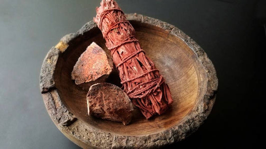 Dragons Blood Smudge Red Sage Smoke Cleansing Ritual House Smudging Cleanse California White Sage Natural Incense Smudging Herb Altar Tools