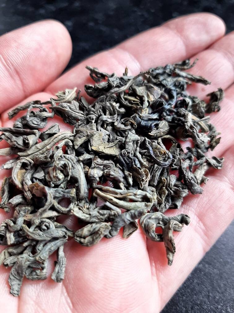 Young Hyson Green Tea Hand Rolled Loose Leaf Tea, Black and White Tea, Tea Sample Set, Tea Lover Gifts, Teas of the World, camellia sinensis
