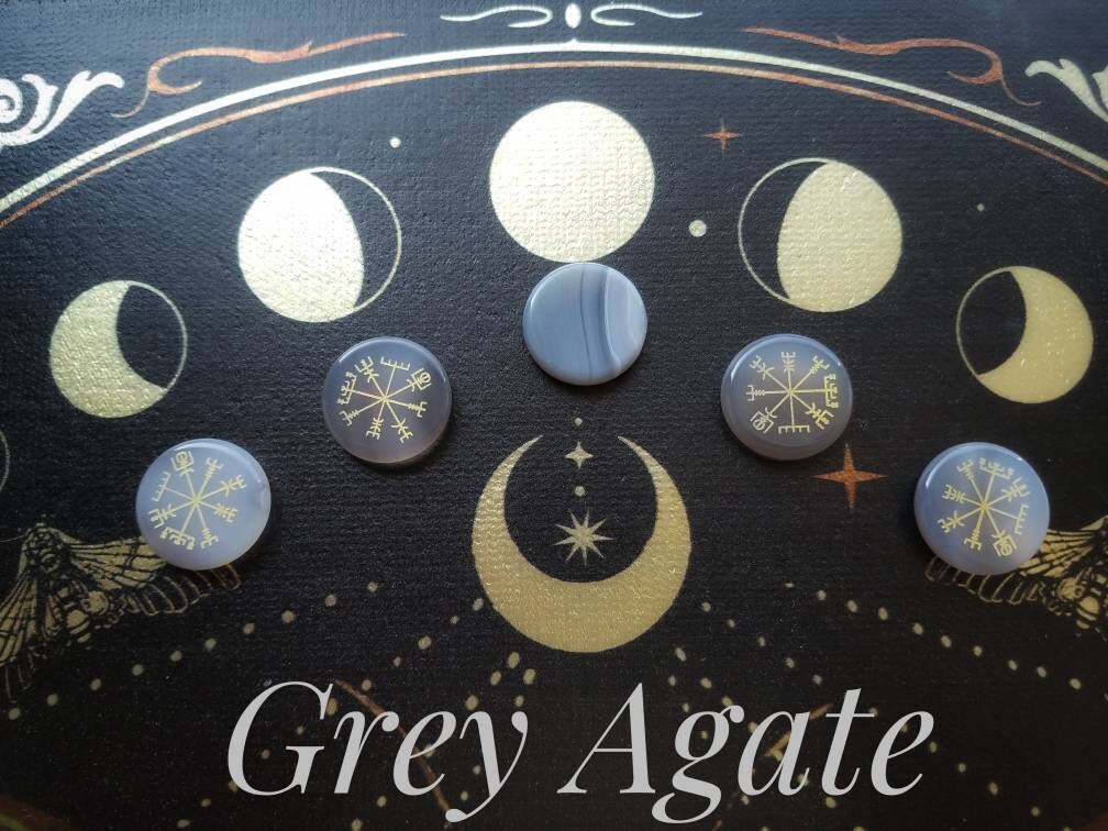 Norse VEGVISIR crystals meditation pocket stone, natural stone crystal, wire wrap craft crystal, diy witch jewelry supply