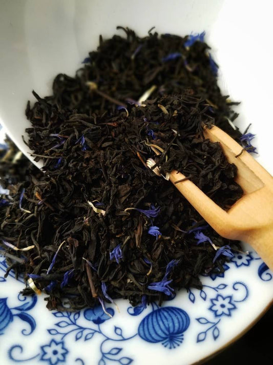 Earl Grey Black Tea Gourmet Organic Loose Leaf Tea, Black Green and White Tea, Tea Sample Set, Gift for Tea Lover, Teas of the World