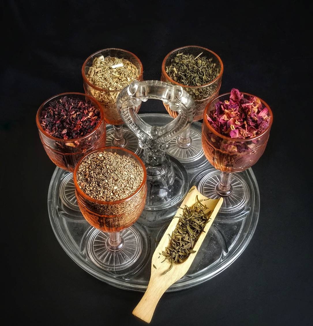 Sabbat Herb Sampler Apothecary Starter Kit Herbalism Incense Wicca Ritual Pagan Smudge Herb Chakra Reiki Wheel of the Year Magic