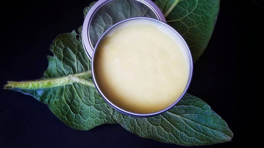 Simply Comfrey Salve, Organic Herbal Balm for Dry Skin, Unscented Botanical Natural Skin Moisturizer for Overworked Areas
