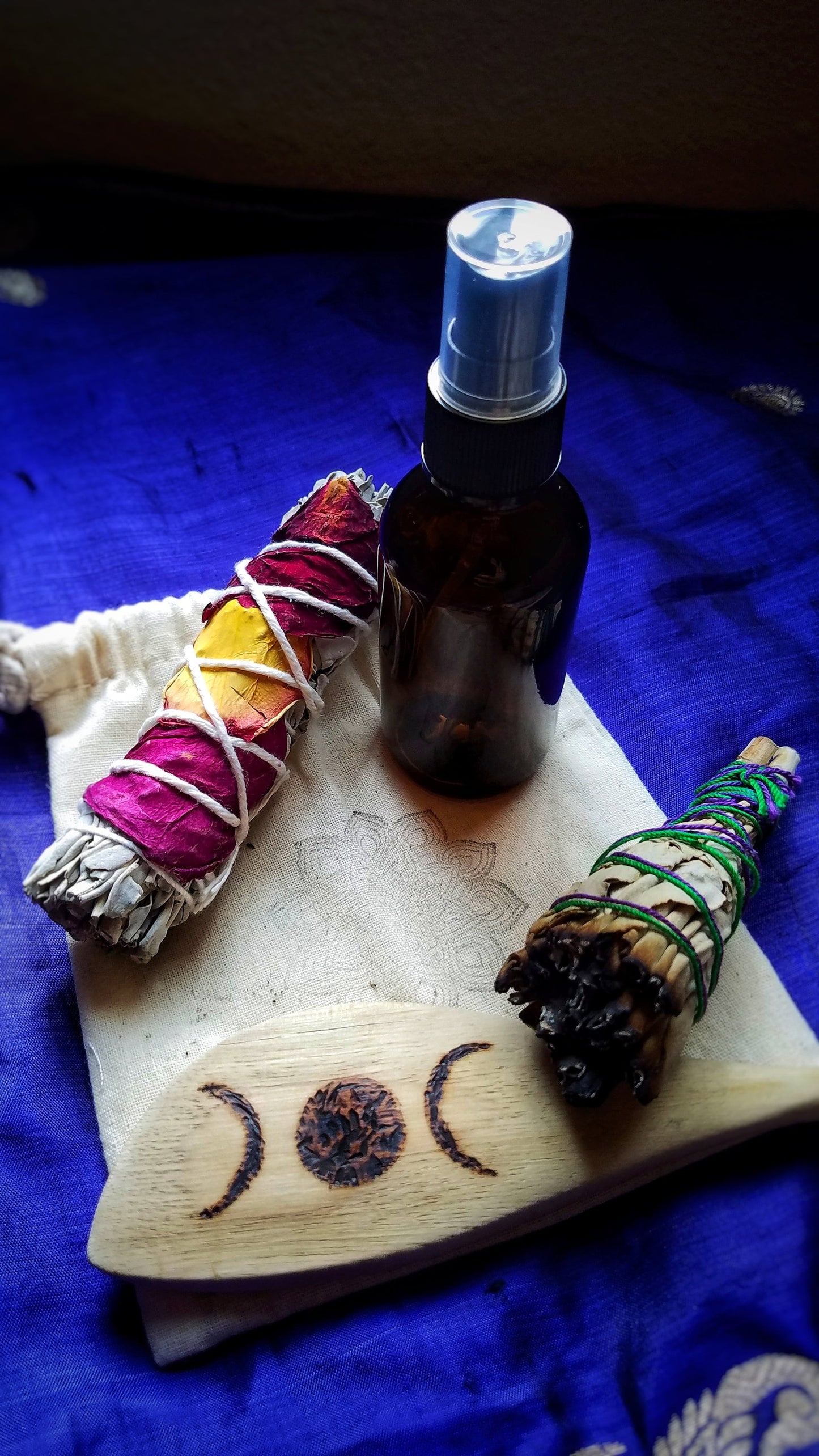 Smokeless Smudge Spray, Aromatherapy Aura Cleansing Sprays, House Protection Herbal Cleansing Spray, Energy Room Clearing, Sage Palo Santo