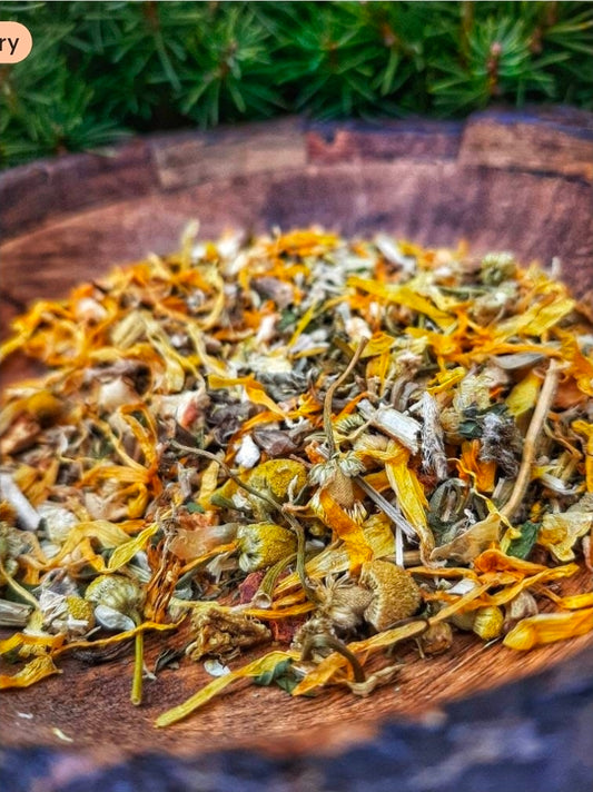 Heartburn  Loose Leaf Tea Blend, natural handcrafted artisan wildcrafted organic loose leaf herbal tea