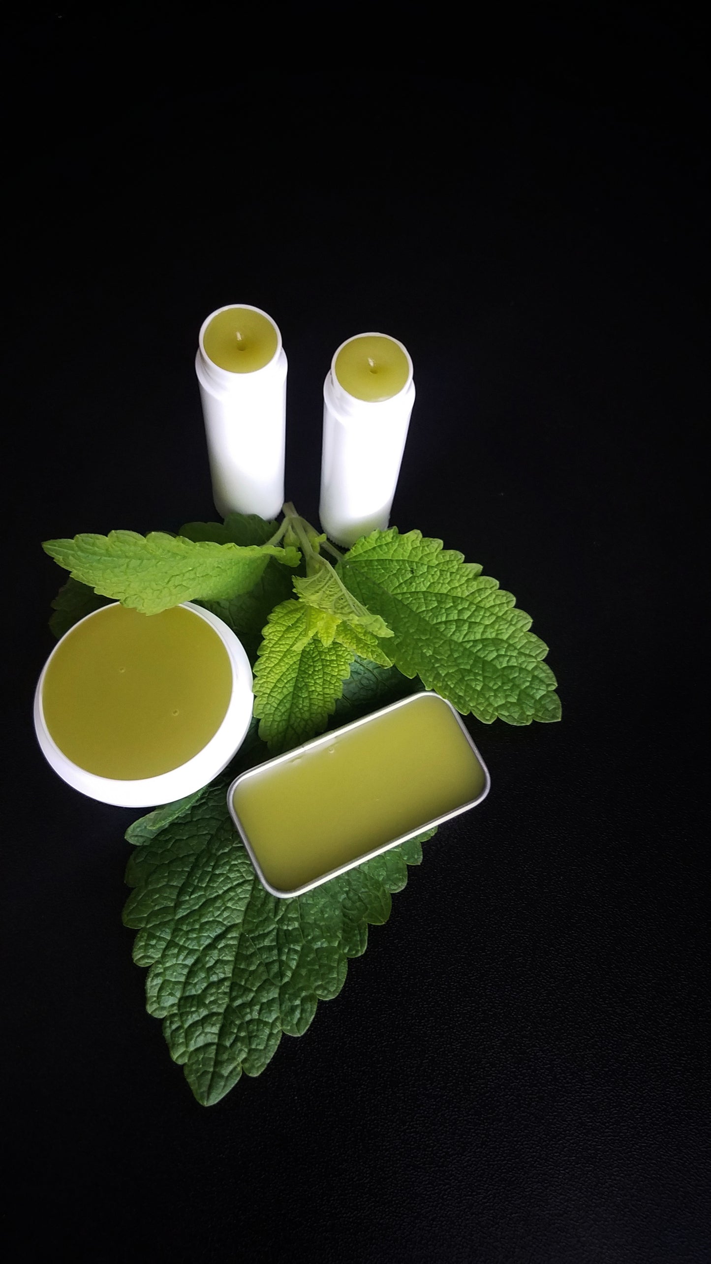 Cold Sore Care Lip Balm, organic shea lip butter, chapstick butter lip care cream lemon balm